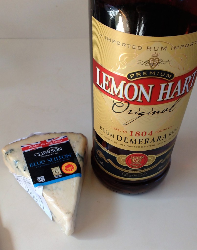 Lemon Hart Rum and Stilton Cheese.Photo Ray Penson