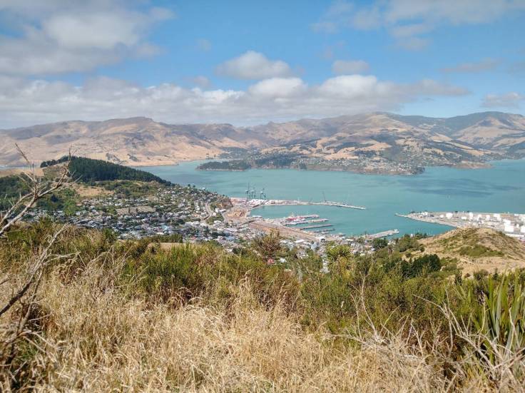 View of Lyttleton from the Port Hills Photo Ray Penson